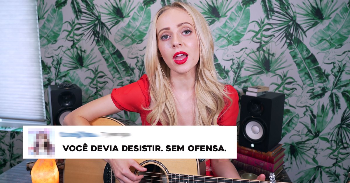 “Sem Ofensa”: Youtuber transforma comentários hater em uma música