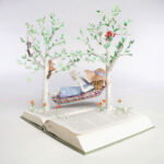 Incriveis esculturas feitas a partir de páginas de livros