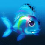 O peixinho com olho de vidro