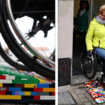 Vovó cadeirante constrói rampas de Lego para combater a falta de acessibilidade