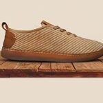 Sapatos sustentáveis são feitos de fibra de bananeira