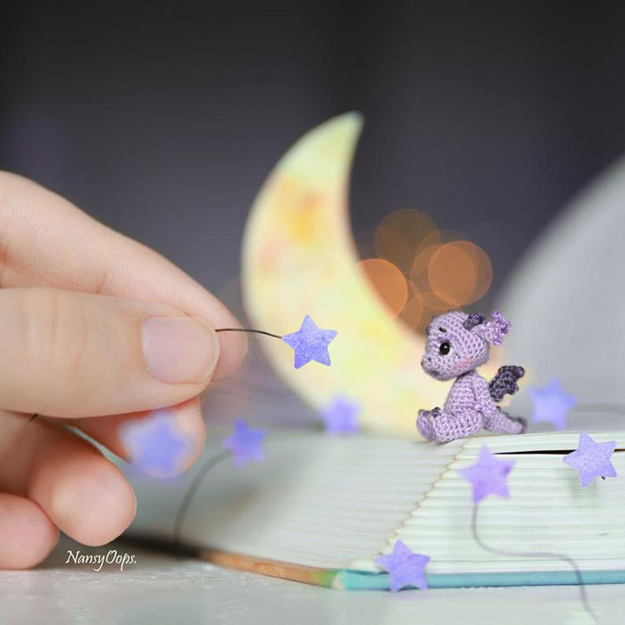 Conheça estes adoráveis amigurumi em miniatura