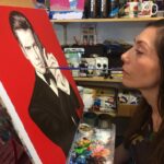 A arte de pintar e desenhar com a boca por Mariam Paré