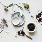Máscara facial renovadora com borra de café