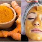 Máscara anti-inflamatória de cúrcuma