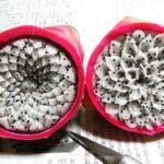 Artista gastronômico reflete a simetria em frutas e legumes