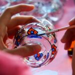 A arte nas pinturas em vidro