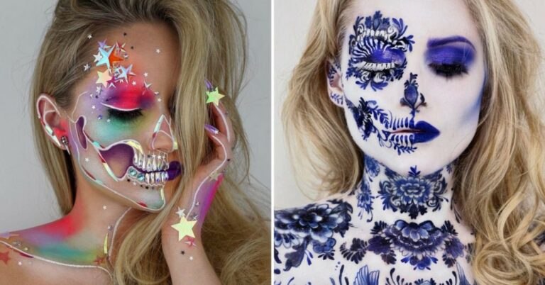 A fascinante make-up art de Vanessa Davis