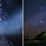 Fotografia noturna impressionante revela belas cenas