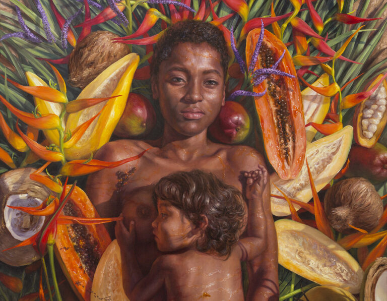 Artista que viveu em uma floresta tropical por 7 anos pinta retratos de frutas incrivelmente realistas