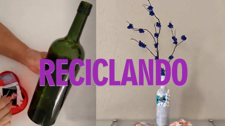 Poeira de Estrelas – Reciclando Garrafa de Vinho