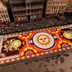 Cineasta captura incrível enorme tapete de flores em Bruxelas