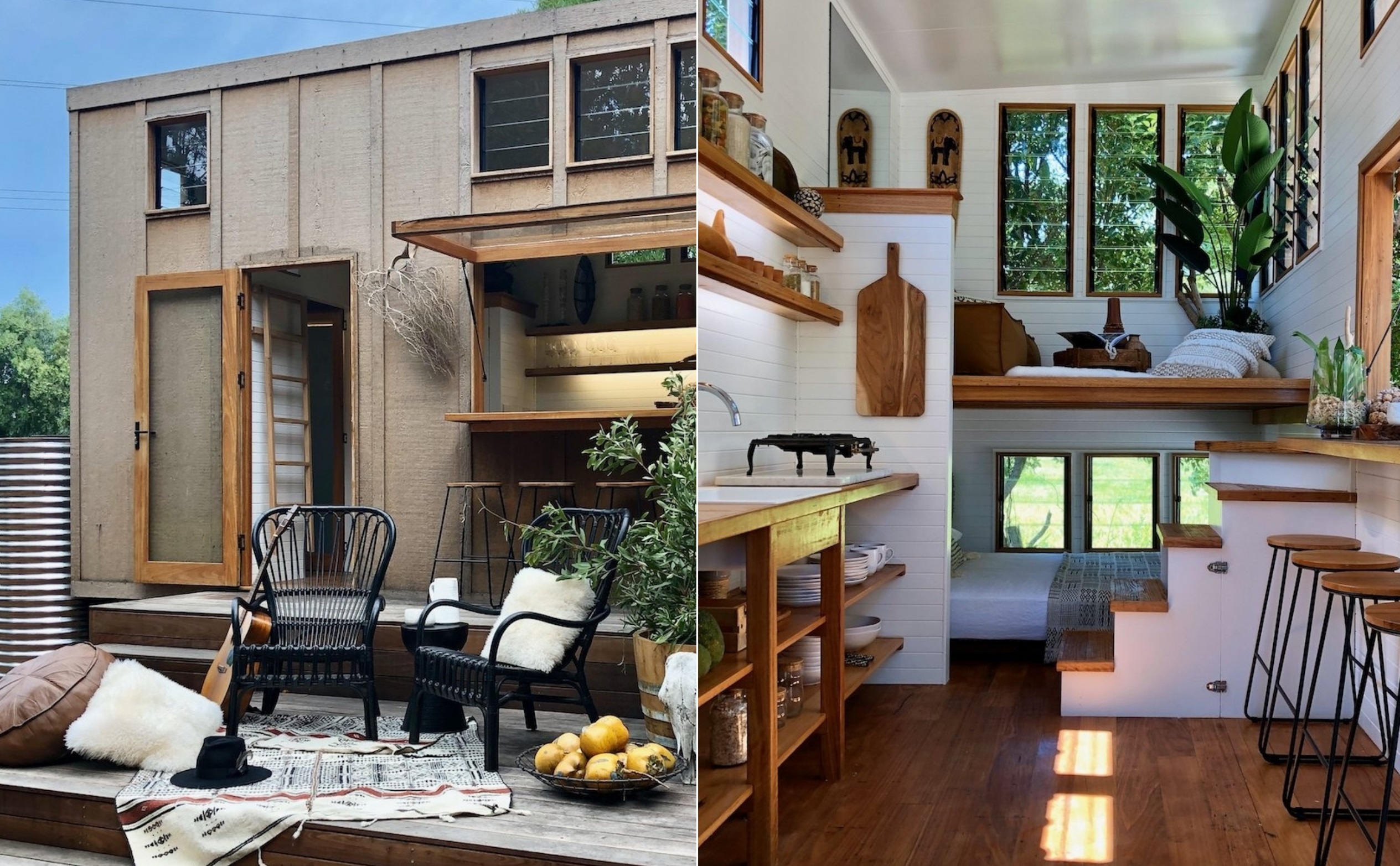 Pequena casa móvel impressiona por otimização de espaço