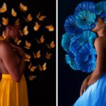 Autorretratos impressionantes exploram o autocrescimento e a saúde mental