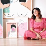 Liberdade feminina é tema de obras vibrantes de designer brasileira