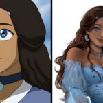 Personagens recriados por uma artista coreana em seu próprio estilo