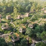 Arquitetos propõem cabanas que flutuam