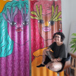 Embalagens viram telhas e obras de arte