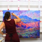 Erin Hanson artista que iniciou seu próprio movimento artístico
