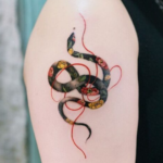 Tatuagens coloridas e delicadas