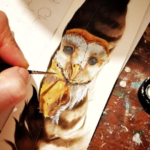 Pintura em Penas