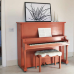 Pintando o piano – Antes e depois
