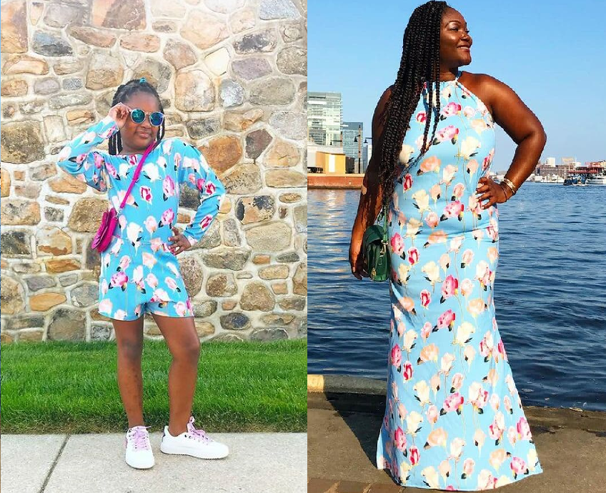 Família combina looks