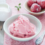 Sorvete caseiro de frutas