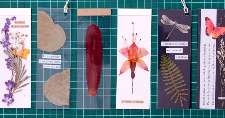 Tutorial DIY: como fazer marcadores com a técnica de prensagem botânica