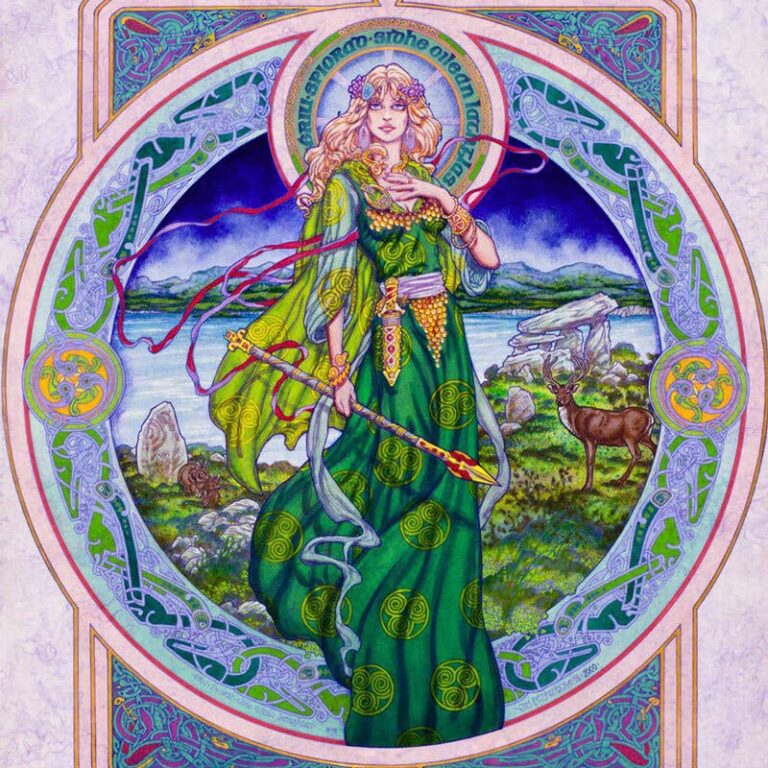 Deusa Ériu reverenciada pela Irlanda