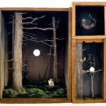 Lindas paisagens noturnas nos dioramas de Allison May Kiphuth