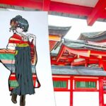 Artista japonês usa do ambiente ao seu redor para criar arte