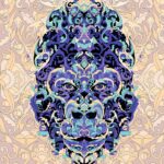 Retratos de animais ousados ​​emergem de cenários ornamentais