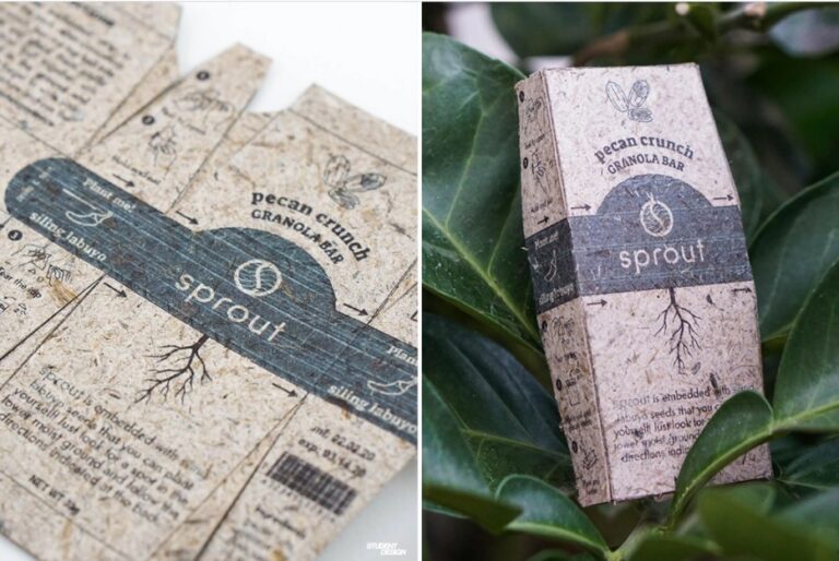 Sprout: embalagem que da para plantar criada a partir da coroa do abacaxi