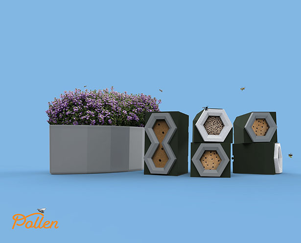 Sistema modular tem o intuito de incentivar o cuidado e manutenção das abelhas em áreas urbanas