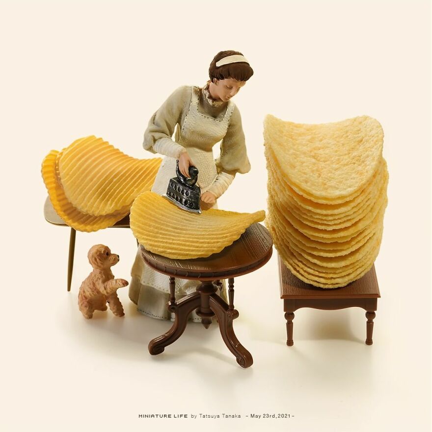 Artista japonês tem criado dioramas em miniatura todos os dias por 7 anos