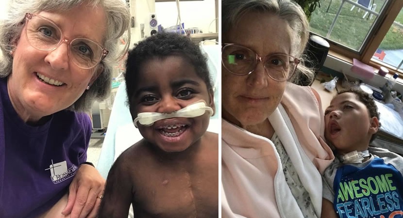 Enfermeira adota crianças com doenças terminais