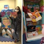 Geladeiras transformadas em bibliotecas levam arte e leitura à periferia