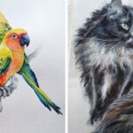 Olga e suas excelentes pinturas