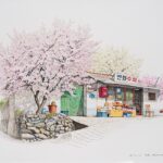 Desenhos homenageiam pequenas lojas de conveniência na Coreia do Sul