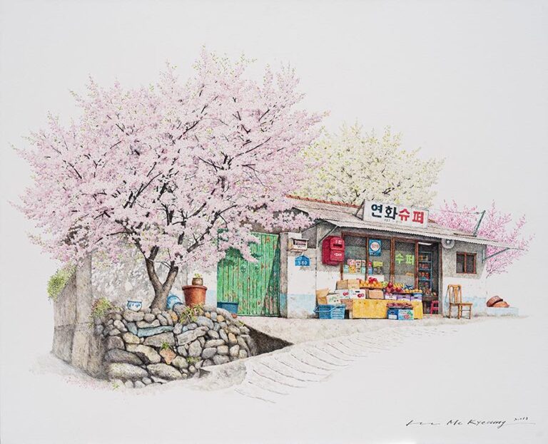 Desenhos homenageiam pequenas lojas de conveniência na Coreia do Sul