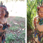 Pequena índia esbanja fofura ao mostrar com orgulho a cultura do seu povo