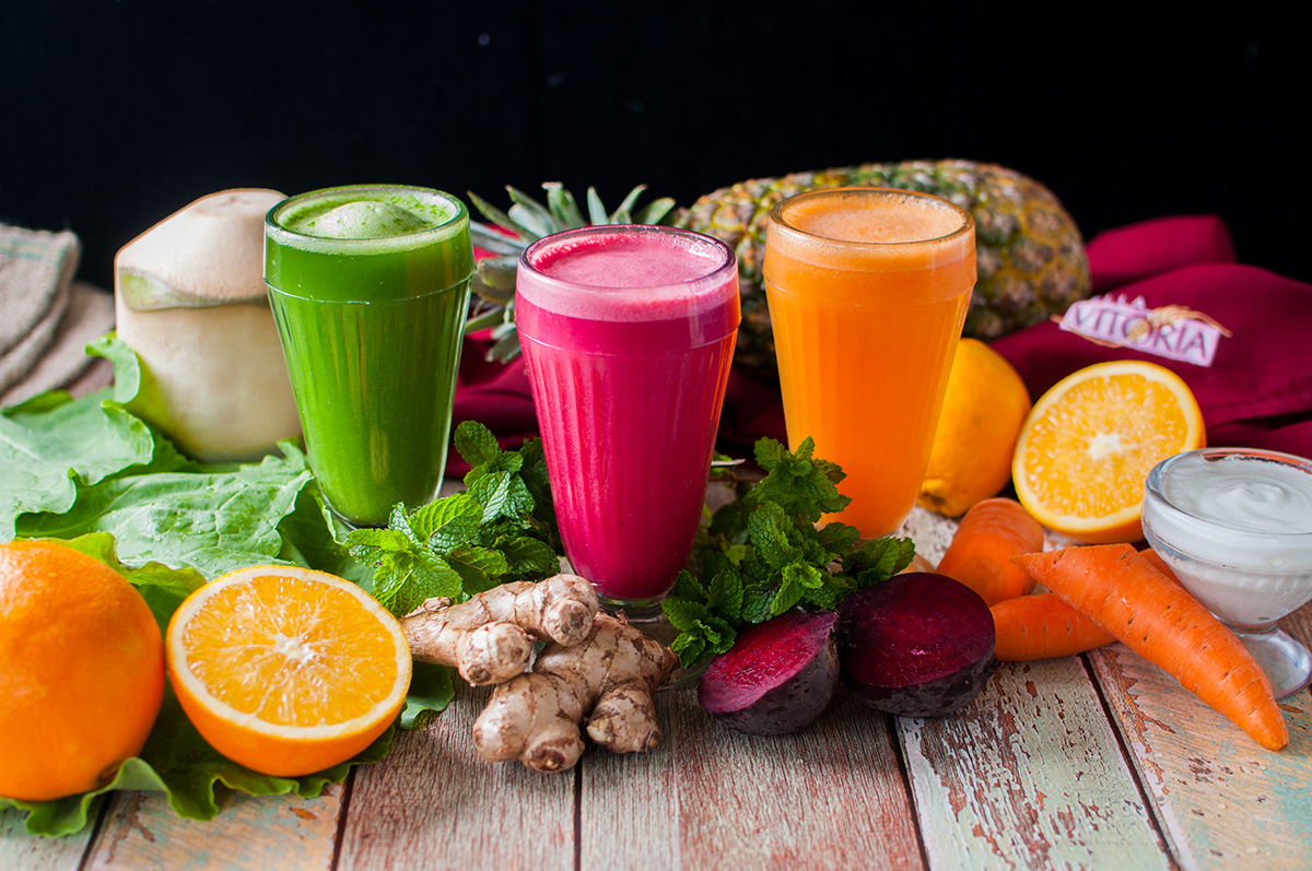 4 receitas simples de sucos detox