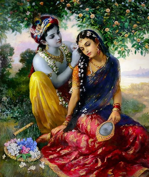 A história de Radha e Krishna