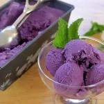 Sorvete de batata-doce roxa: saudável, rico em fibra e antioxidantes