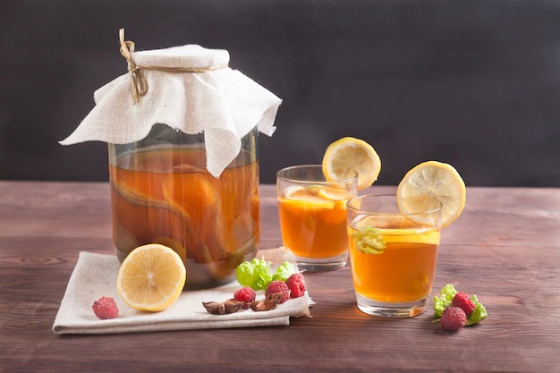 Bebida fermentada de laranja, saborosa e saudável