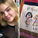 Avó borda todos os desenhos que neta fez, desde a infância até completar 18 anos