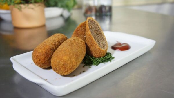 Croquete De Carne Moída Com Batata Unebrasil 9952