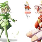 Transformei os Pokémons da nona geração em humanizações