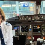 1ª mulher comandante de avião no Brasil comemora 30 anos de trabalho